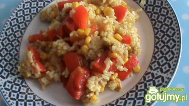 Przepis  ryż z warzywami i kurczakiem przepis
