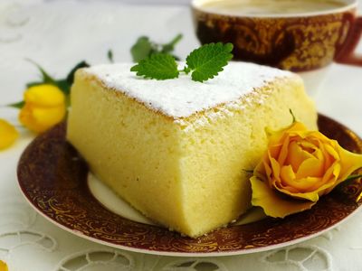 Cotton soft japanese cheesecake (sernik japoński)