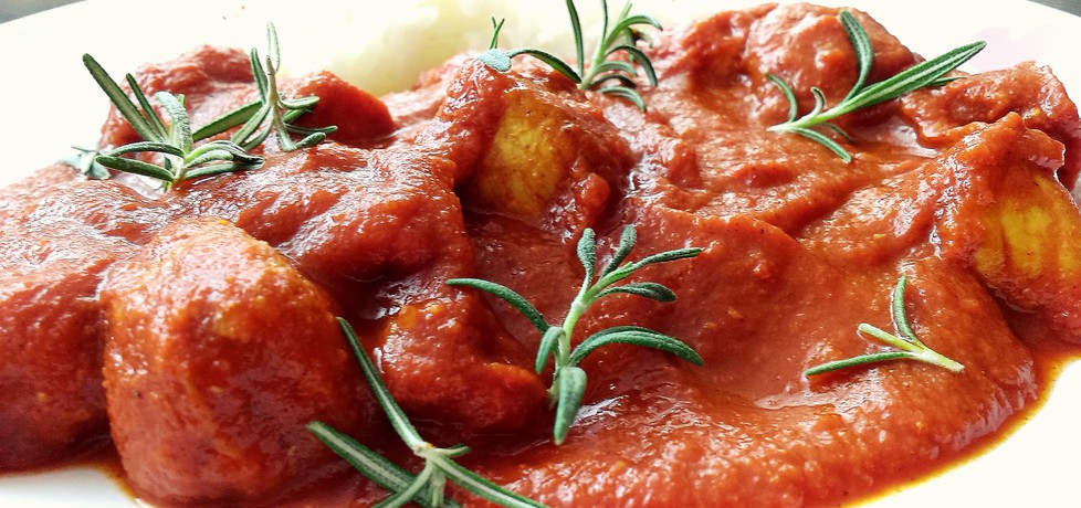 Indyk w sosie curry z pomidorami (autor: futka)