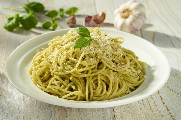 Pesto spaghetti