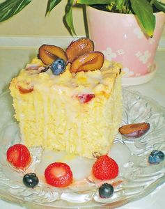 Ciasto drożdżowe z owocami