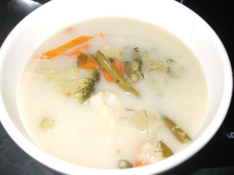Zupa serowa z brokułami (brokuły)