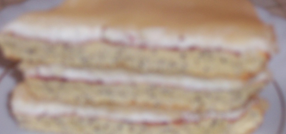 Tort makowy z marcepanem (autor: symiki)