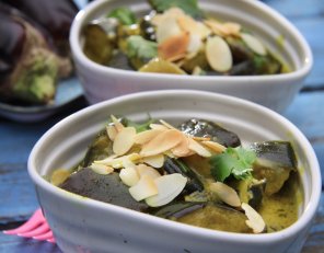 Curry z bakłażanów  prosty przepis i składniki