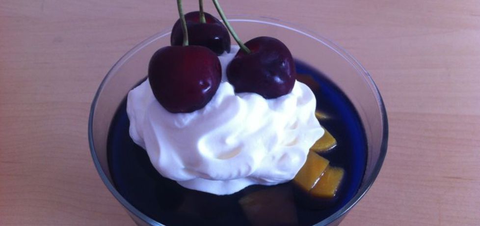 Piankowy deser galaretkowy z brzoskwiniami (autor: rjustysia ...