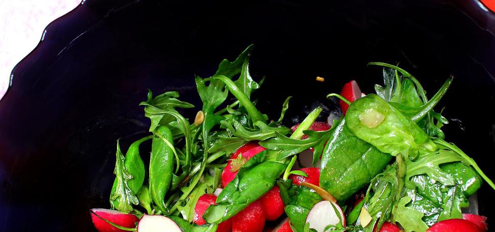 Rukola w miodowo imbirowym sosie z chili (autor: dorota20w ...