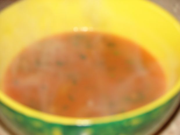 Przepis  sos pomidorowy z pietruszką przepis