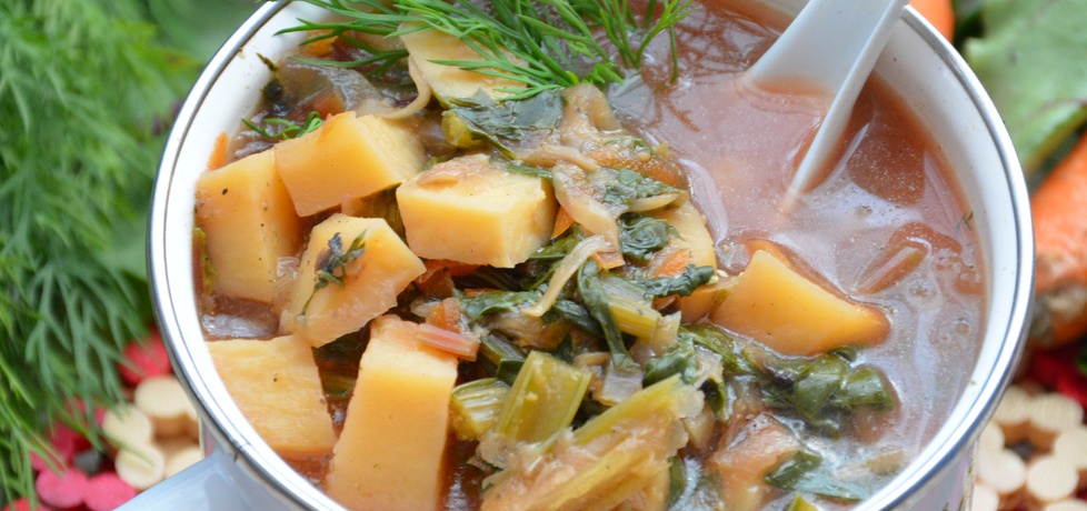 Zupa warzywna z botwinką (autor: szczyptachili)