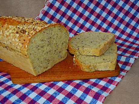 Przepis  chleb owsiany z siemieniem lnianym przepis