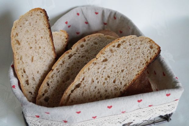 Przepis  chleb na zakwasie ze smalcem przepis