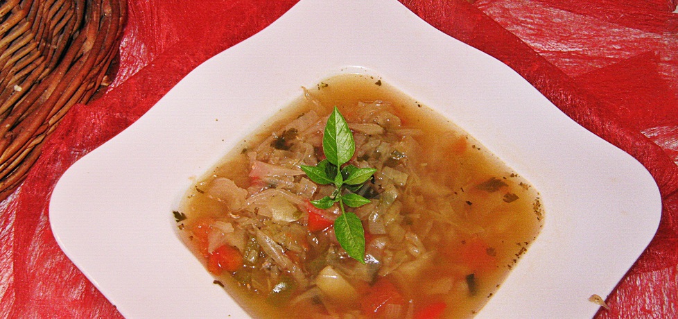 Dietetyczna zupa kapuściana (autor: violetowekucharzenie ...