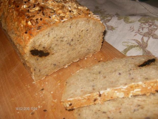 Przepis  chleb z ziarnami przepis