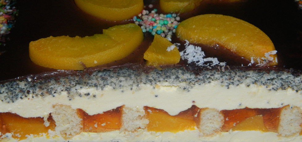 Ciasto makowe z brzoskwiniami (autor: bietka)