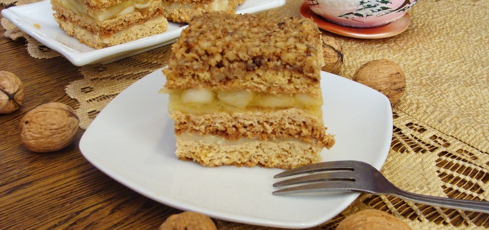 Jabłkowo-orzechowe ciasto (autor: iziona)