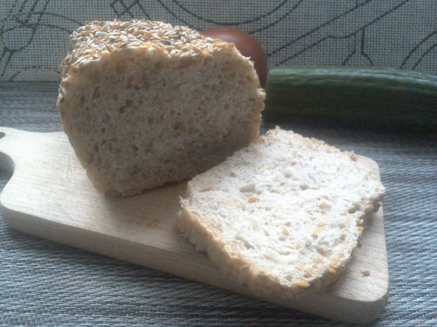 Przepis  chleb pszenny z siemieniem lnianym przepis