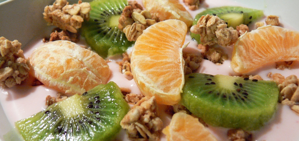 Owocowe crunchy z kiwi i mandarynką (autor: bernadettap ...