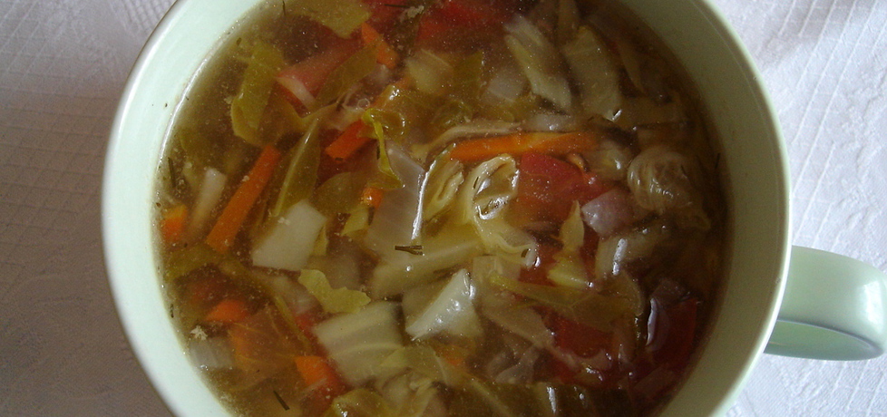Zupa z młodej kapusty z pomidorami (autor: lidzia)
