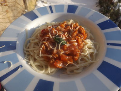 Spaghetti a`la bolognese