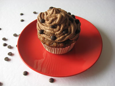Muffiny kakaowe z musem czekoladowym