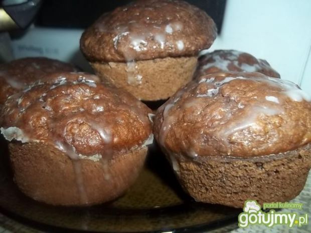 Przepis  kakaowe muffinki z kokosem przepis