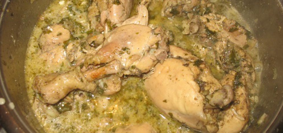 Kurczak w sosie śmietanowo  pietruszkowym (autor: pani