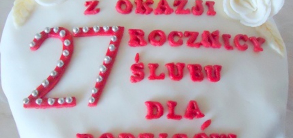Tort na rocznicę ślubu (autor: ilka86)