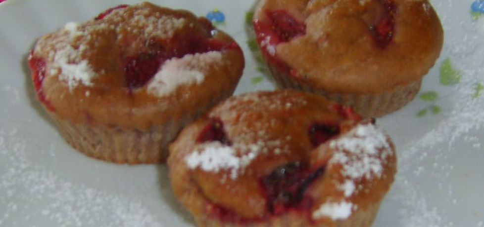 Muffiny maksymalnie truskawkowe (autor: beataj)