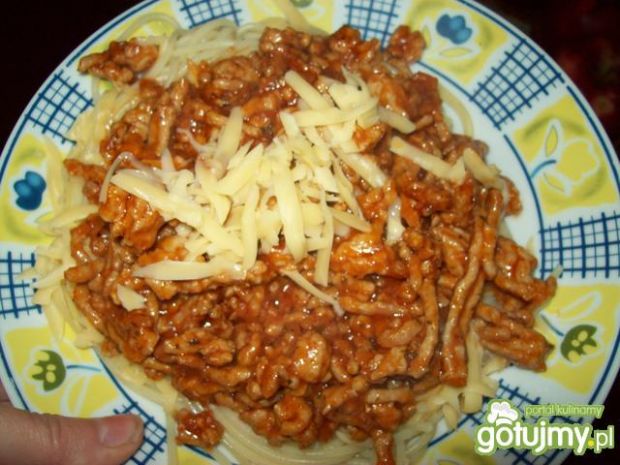 Przepis  spaghetti wyśmienite z serem przepis