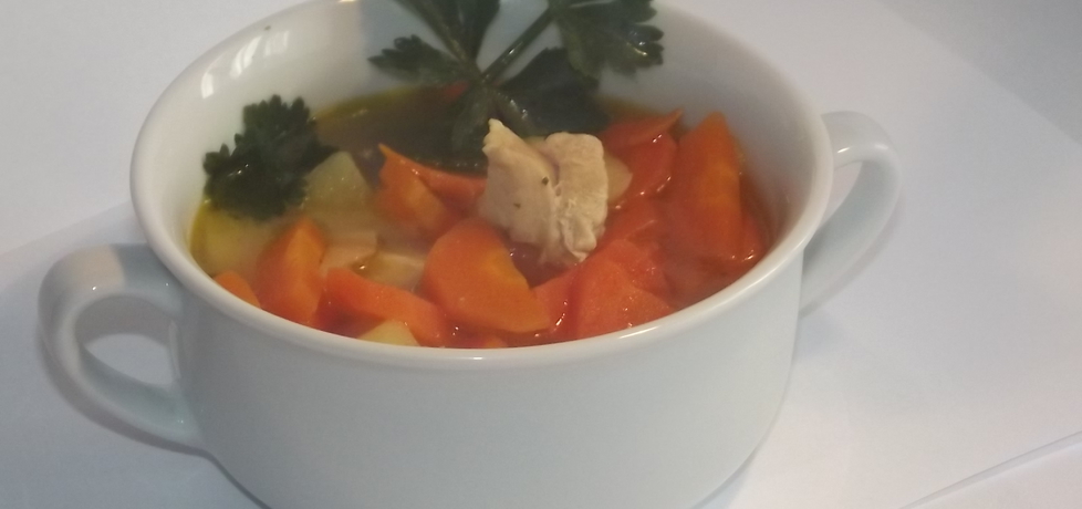 Zupa marchewkowa z kurczakiem (autor: izabela29 ...