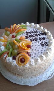 Tort urodzinowy na 50 urodziny