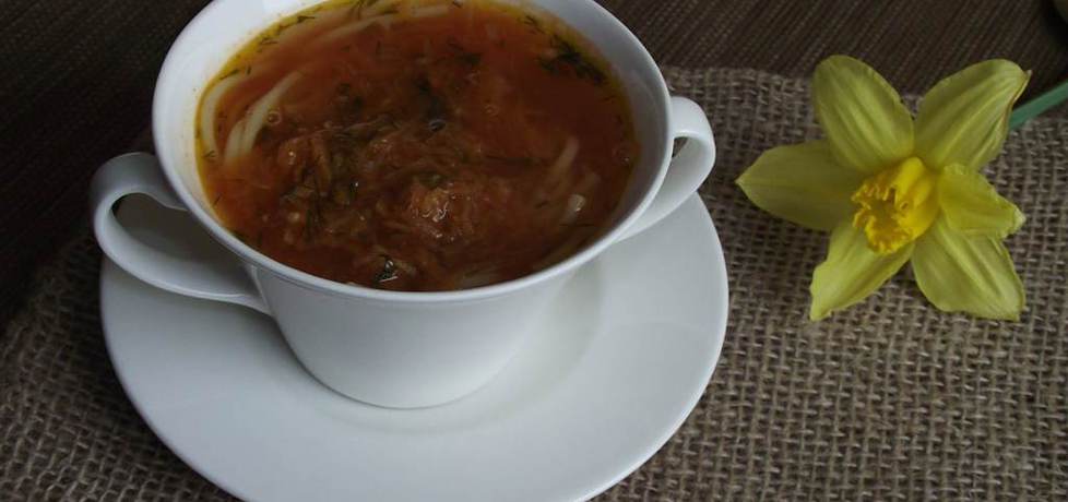 Koperkowa zupa pomidorowa (autor: konczi)