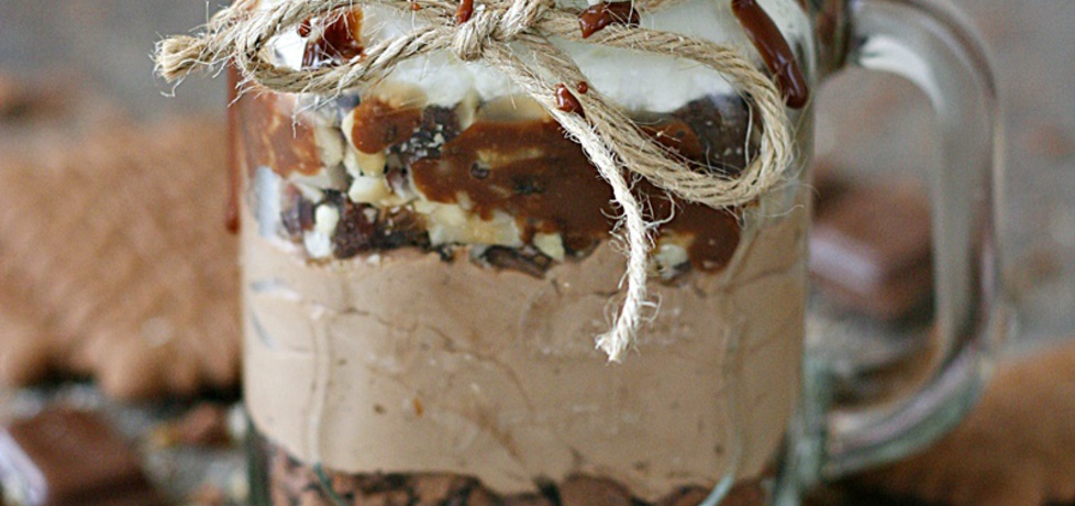Deser w słoiku czekoladowa rozkosz (autor: kuchnia