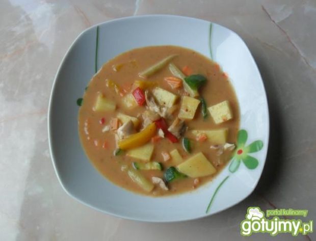 Przepis  zupa warzywna z mięsem przepis