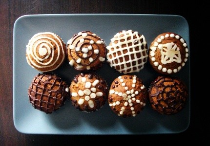Piernikowe muffiny z dżemem