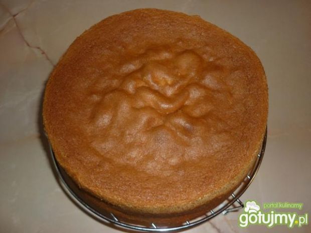 Przepis  ciasto biszkoptowe o smaku cytrynowym przepis