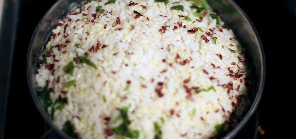 Gotowany ryż z kaszą jaglaną, pietruszką i lnem (autor: dorota20w ...