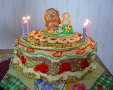 Tort urodzinowy cytrynowo