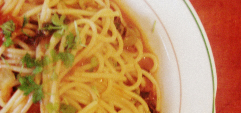 Spaghetti puttanesca (autor: iwka)