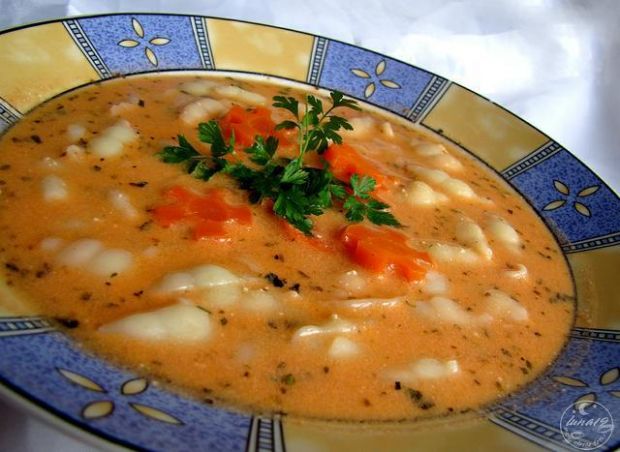 Przepis  zupa pomidorowo-serowa przepis