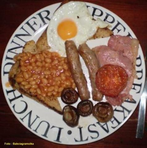 Przepis  breakfast – angielskie śniadanie : przepis