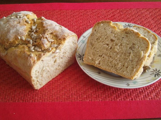 Przepis  pszenno- żytni chleb ze słonecznikiem przepis