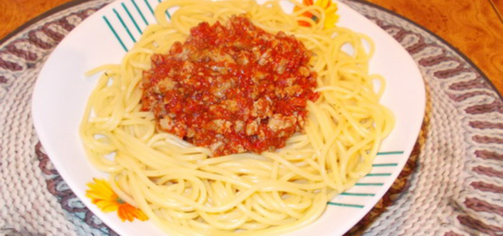 Spaghetti z sosem ze świeżych pomidorów (autor: izabelabella81 ...