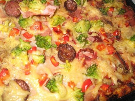 Przepis  pizza z brokułami przepis