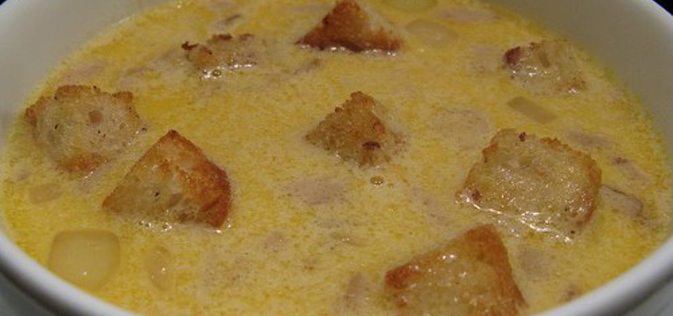 Zupa serowa z grzankami (autor: fiolunka1)