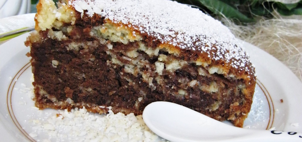 Ciasto czekoladowo kokosowe (autor: violetowekucharzenie ...