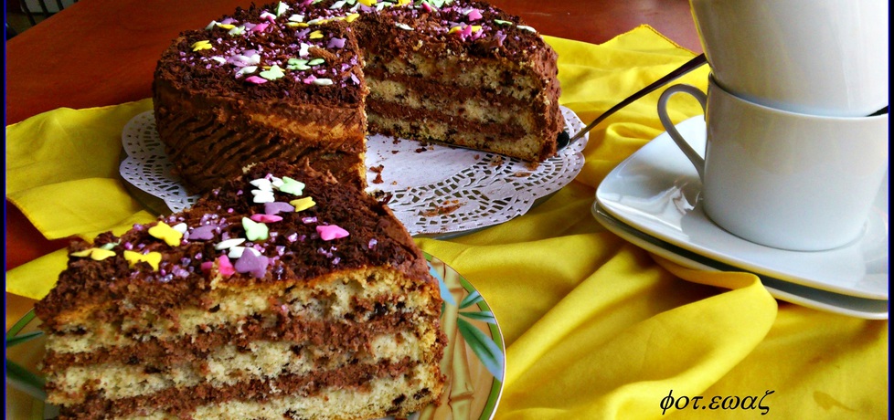 Tort czekoladowy w piegi (autor: zewa)