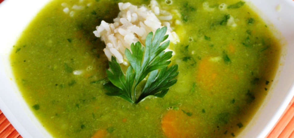 Zupa brokułowa z ryżem pełnoziarnistym (autor: joanna30 ...