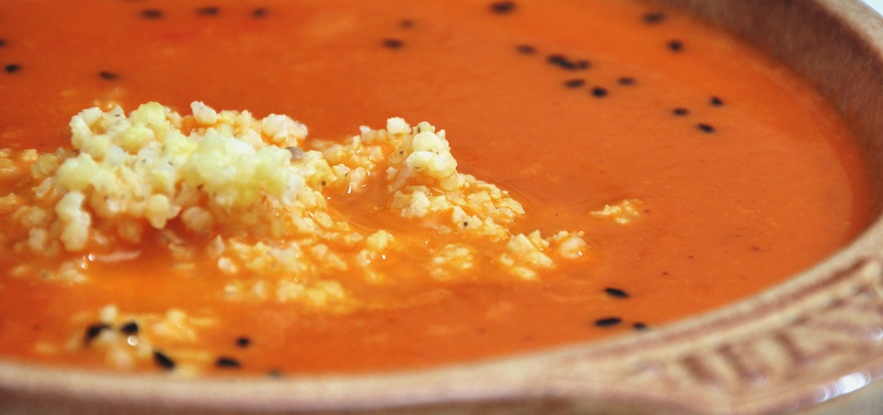 Zupa pomidorowa z masalą i kaszą jaglaną (autor: azgotuj ...
