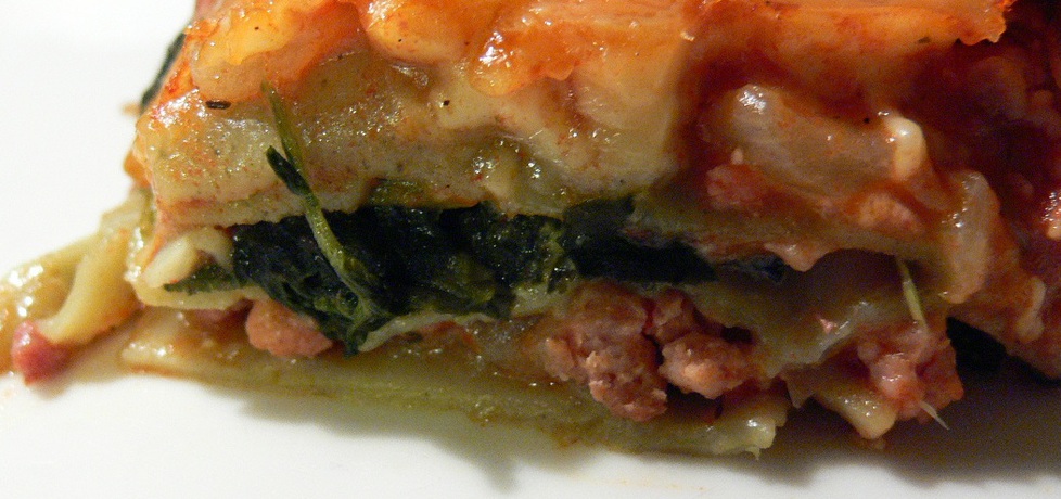 Lasagne ze szpinakiem i mięsem na szybko (autor: bernadettap ...