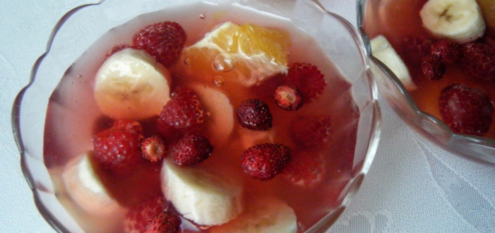 Deser owocowy z wiśniowym kisielem (autor: renatazet ...